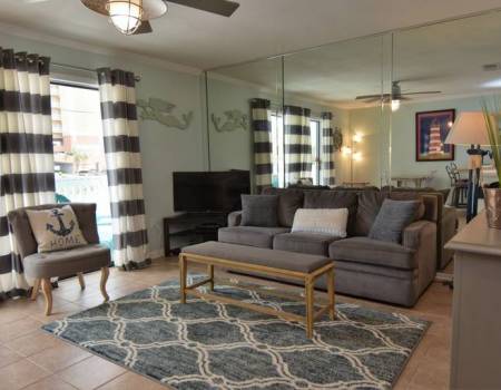 Interior of a condo at Gentle Winds East